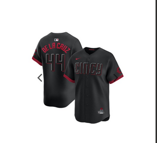 Youth 2025 Cincinnati Reds #44 Delacruz black Nike MLB Jersey->chicago cubs->MLB Jersey